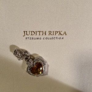 NWOT Judith Ripka charm citrine stone necklace available in closet